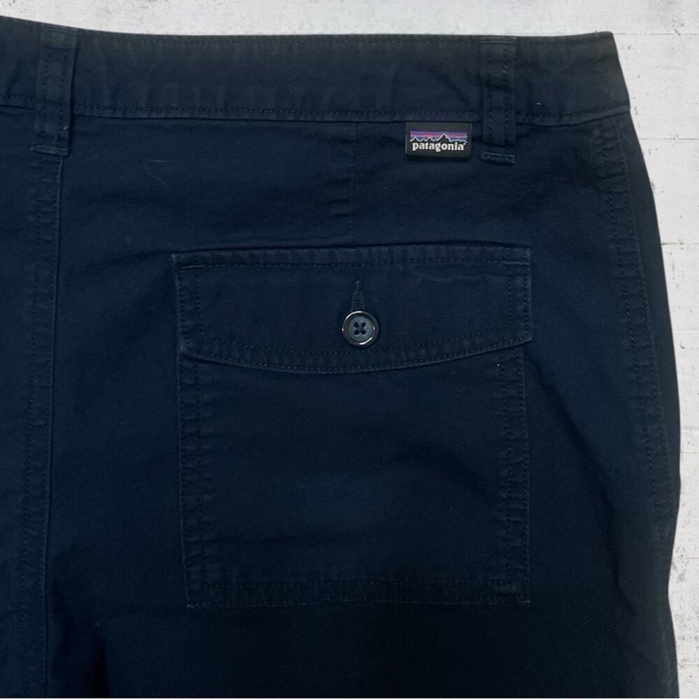 Patagonia Women's Stretch All-Wear Shorts 8” Navy Outdoor Hiking Gorpcore Size 8 - Picture 5 of 10